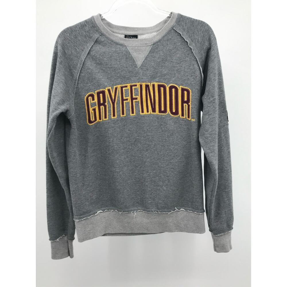 Harry Potter Gryffindor Gray Crew Neck Sweatshirt Size S